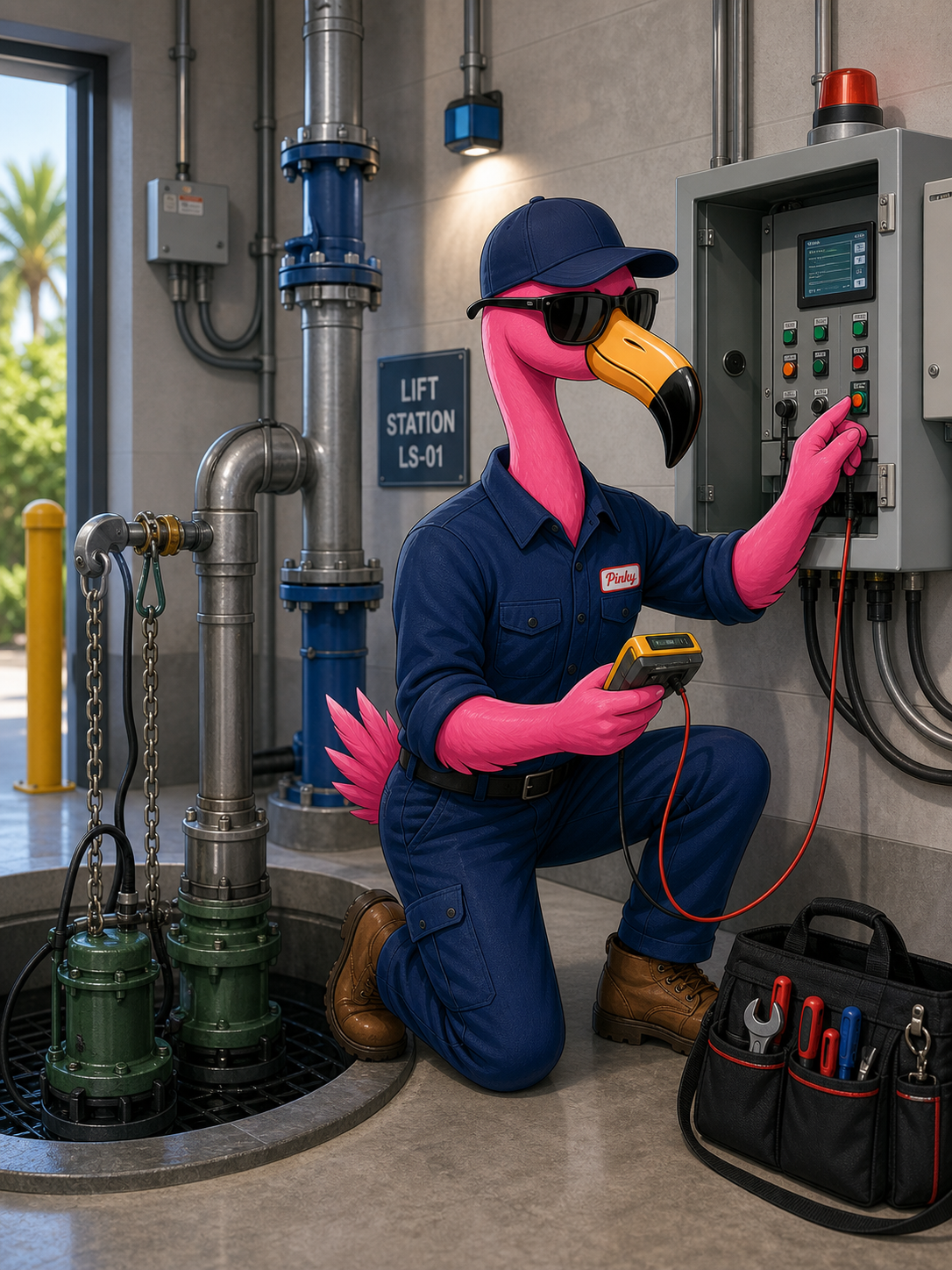 Pump and lift station service